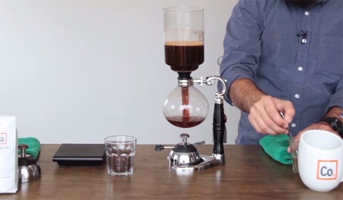 how to brew vacuum pot coffee