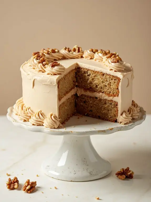 Easy Coffee Walnut Cake Recipe For Beginners (2)