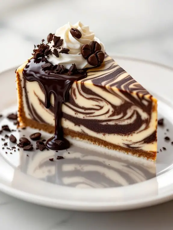 decadent coffee cheesecake delight